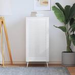 vidaXL Kastdeur met lamellen 99,3x49,4 cm massief grenenhout, Doe-het-zelf en Bouw, Verzenden, Nieuw