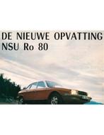 1969 NSU RO 80 BROCHURE NEDERLANDS, Nieuw