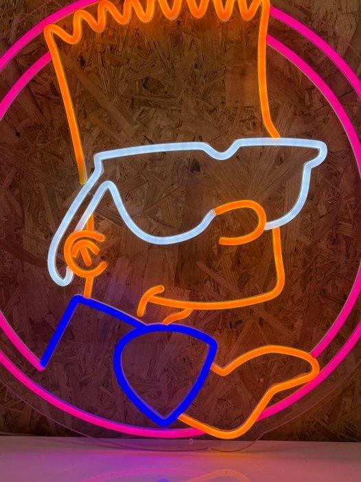 Bart, The Simpsons - Neonlichtbord - plexiglas, Antiek en Kunst, Curiosa en Brocante