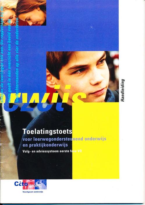 Cito Toelatingstoets LWOO en PRO Handleiding, Livres, Livres scolaires, Envoi