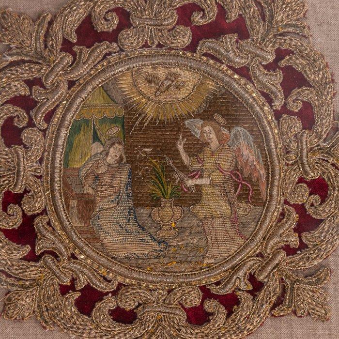 Textilia, Renaissance borduurwerk - borduurwerk - 1600-1650, Antiek en Kunst, Kunst | Niet-Westerse kunst