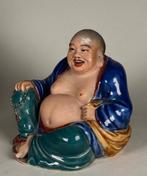 Figuur - A fine laughing buda - Biscuit porselein - China, Antiek en Kunst