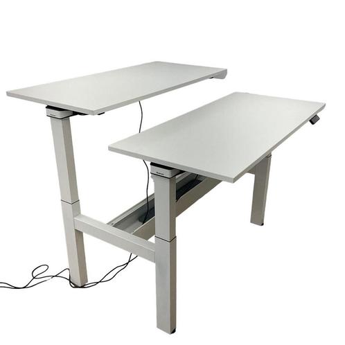 Steelcase Ology Duo Zit Sta Bureau | Duo werkplek | Bureau, Huis en Inrichting, Bureaus, Stabureau, Zo goed als nieuw, Elektrisch