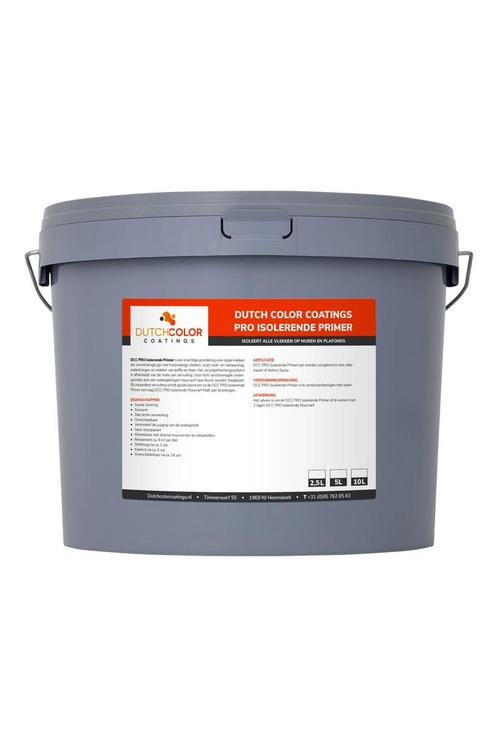 DCC PRO Isolerende Primer RAL 9003 | Signaalwit 2.5L, Doe-het-zelf en Bouw, Verf, Beits en Lak, Nieuw, Verzenden