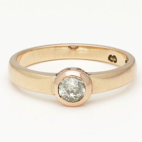 14 carats Or rose - Bague - 0.29 ct Diamant, Bijoux, Sacs & Beauté, Bijoux anciens