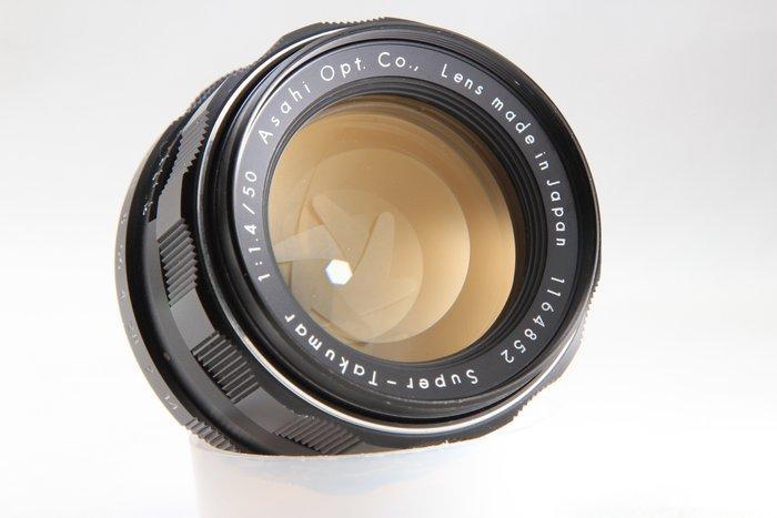Asahi Pentax Super-Takumar 1,4/50mm (8 elements) with Hood,, Audio, Tv en Foto, Fotocamera's Analoog