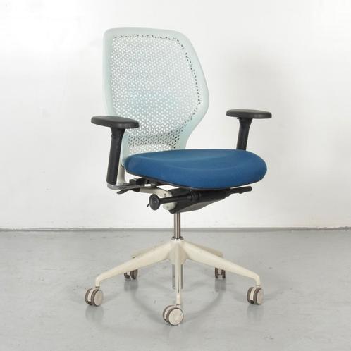 Orangebox ARA-EBA bureaustoel, blauw, 4D armleggers, Huis en Inrichting, Bureaustoelen, Gebruikt, Ophalen of Verzenden