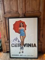 Armando Testa - Manifesto turistico originale “Cervinia –