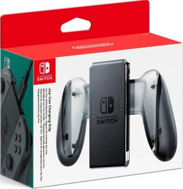Nintendo Joy-Con Charging Grip-Grijs (NSW) Gebruikt beschikbaar voor biedingen