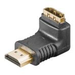 HDMI Adapter - Haaks - Verguld - 270 Graden - Zwart, Audio, Tv en Foto, Nieuw