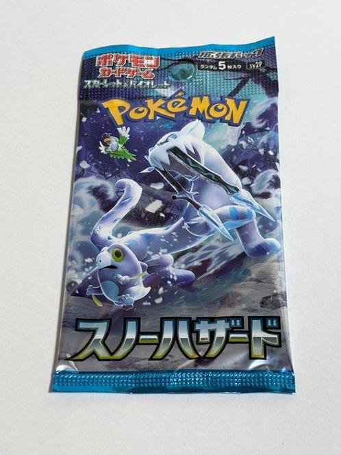 Pokémon - 20 Booster pack - Snow Hazard - Scarlet & Violet, Hobby en Vrije tijd, Verzamelkaartspellen | Pokémon