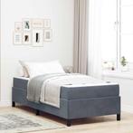 vidaXL Bedframe Anders Wit en Lichtgrijs 100 x 200 cm, Verzenden, Nieuw