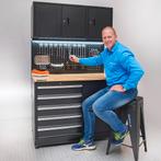 Datona Werkbank garage 120 cm met gereedschapskasten -, Doe-het-zelf en Bouw, Werkbanken, Ophalen of Verzenden, Nieuw