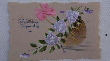 Celluloid / Mica - Fraaie collectie -Handbeschilderd, soms