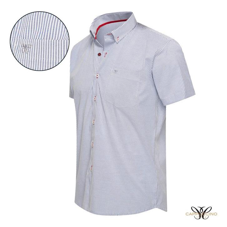 2dekans | Cappuccino Bronte T-shirt Stripes – Navy – Maat XL, Kleding | Heren, T-shirts, Ophalen of Verzenden