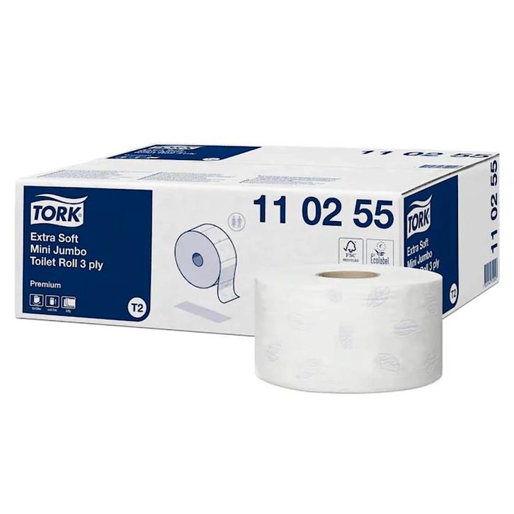 Jumborollen (Mini) | PREMIUM | 3-Laags | Wit | 120m/Rol |, Zakelijke goederen, Horeca | Keukenapparatuur, Nieuw in verpakking