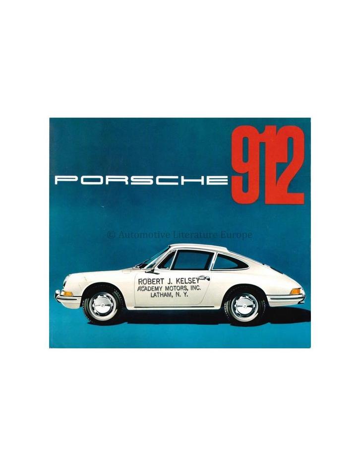 1965 PORSCHE 912 BROCHURE ENGELS (USA), Livres, Autos | Brochures & Magazines