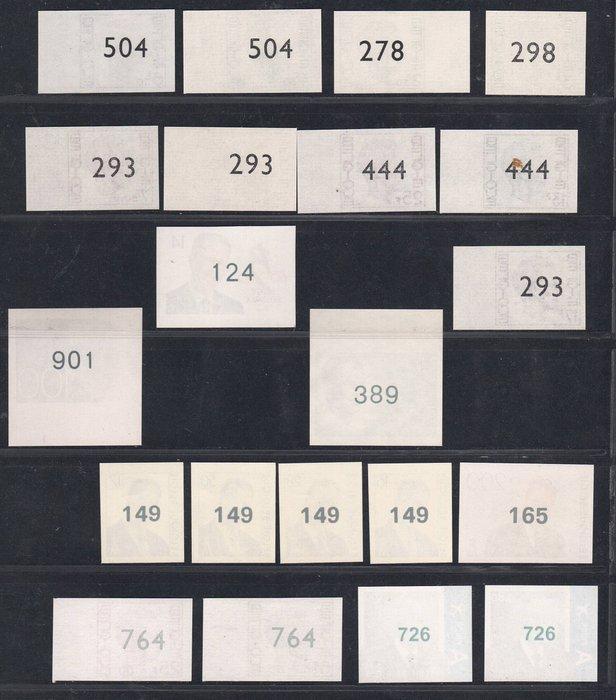 België - Verzameling van 19 ongetande zegels van Z.M. Koning, Postzegels en Munten, Postzegels | Europa | België