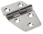 Klepscharnier rvs gepolijst vaste pen 40x55 mm, Nieuw, Overige materialen, Klink of Kruk