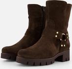 Gabor Enkellaarsjes bruin Suede - Dames - Maat 39 (Mode), Verzenden, Nieuw