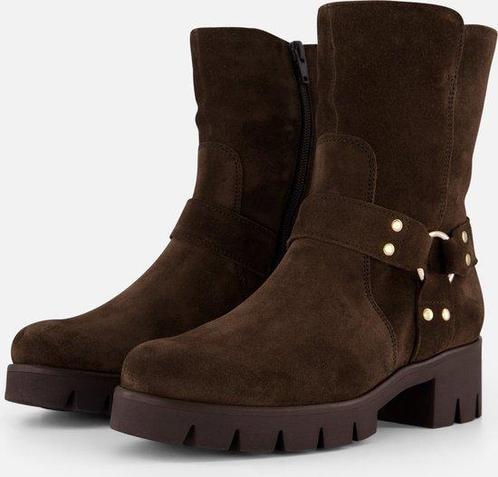 Gabor Enkellaarsjes bruin Suede - Dames - Maat 39 (Mode), Kleding | Dames, Schoenen, Nieuw, Verzenden