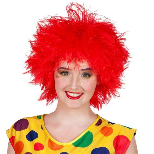 Rode Pruik Clown, Hobby en Vrije tijd, Feestartikelen, Nieuw, Verzenden