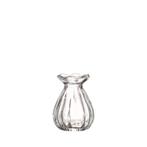 Glas vaas / tafelvaasje – hyacintvaasje fleur ø7 x h9 cm, Nieuw