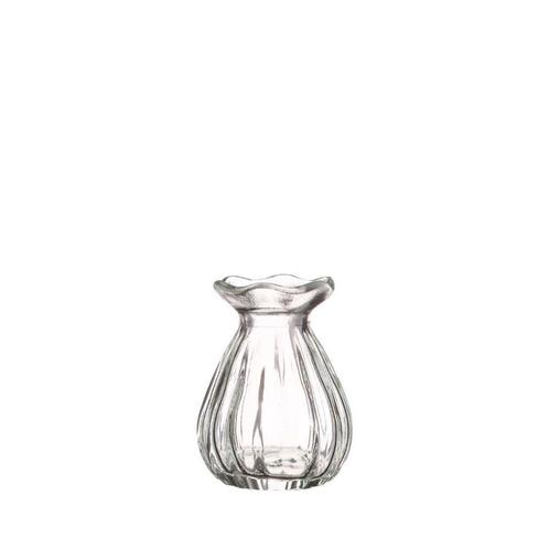 Glas vaas / tafelvaasje – hyacintvaasje fleur ø7 x h9 cm, Hobby en Vrije tijd, Knutselen, Nieuw