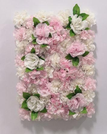 Flowerwall flower wall 40*60cm. b roze, wit met beetje groen, Hobby en Vrije tijd, Knutselen, Nieuw