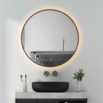 LED Spiegel 40cm | Zwart | Dimbaar, Verwarmd & Touch, Huis en Inrichting, Woonaccessoires | Spiegels, Verzenden, Nieuw
