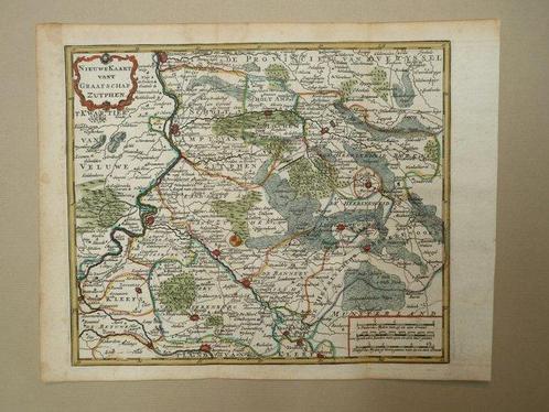Nederland - Gelderland, Zutphen, Achterhoek, Groenlo;, Boeken, Atlassen en Landkaarten