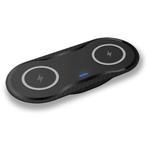 2 in 1 Qi Universele Draadloze Oplader 10W Wireless Charging, Telecommunicatie, Verzenden, Nieuw