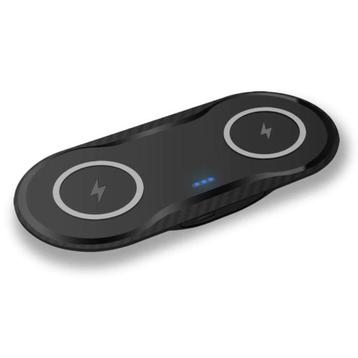 2 in 1 Qi Universele Draadloze Oplader 10W Wireless Charging, Verzenden, Nieuw