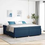 vidaXL Bedframe met matras met matras Blauw 200 x 200 cm, Huis en Inrichting, Slaapkamer | Bedden, Verzenden, Nieuw