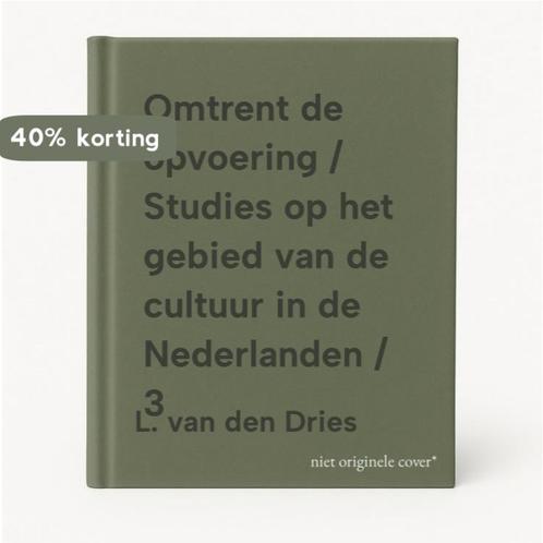 Omtrent de opvoering / Studies op het gebied van de cultuur, Boeken, Kunst en Cultuur | Dans en Theater, Zo goed als nieuw, Verzenden