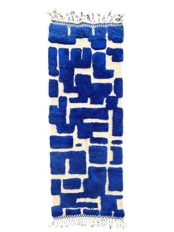 Runner Contemporary Moroccan Beni Ouarain Rug – Mrirt Wool