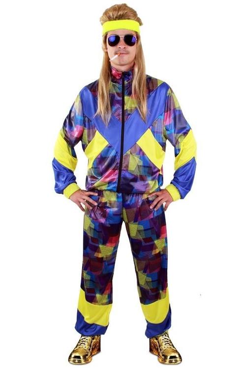 Trainingspak 80`S Style Unisex, Kleding | Dames, Carnavalskleding en Feestkleding, Nieuw, Verzenden