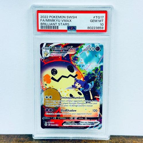 Pokémon Graded card - Mimikyu Vmax - SWSH #TG17 - Pokémon -, Hobby en Vrije tijd, Verzamelkaartspellen | Pokémon