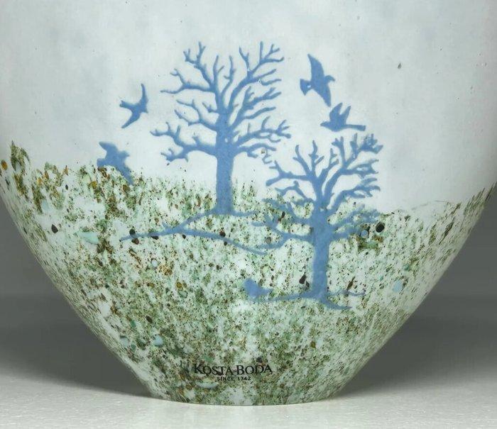 Kosta Boda - Kjell Engman - Vaas - Glas - oktober #98904, Antiek en Kunst, Antiek | Glaswerk en Kristal