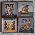 Tegel (4) - Wapen, schip, - Westraven, Utrecht - 1950-1960 -, Antiek en Kunst