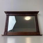 Miroir- Miroir ancien à facettes - Bois