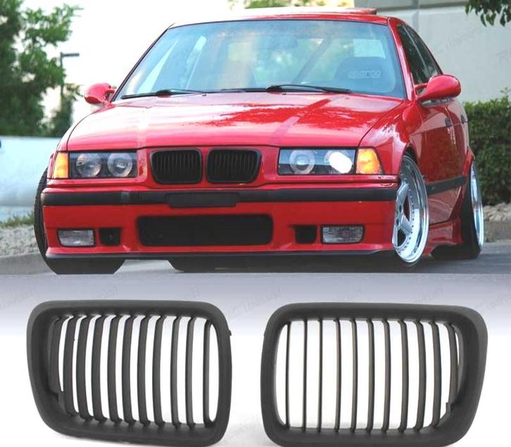 CALANDRE BMW E36 96-98 LOOK M PERFORMANCE NOIR MAT, Auto-onderdelen, Carrosserie, Verzenden