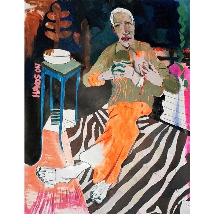 Romy van Rijckevorsel - Hands on - XXL, Antiek en Kunst, Kunst | Schilderijen | Modern