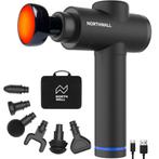 2dekans | Northwall Massage Gun Zwart – 23 x 17 x 6.5 cm –, Sport en Fitness, Ophalen of Verzenden, Nieuw