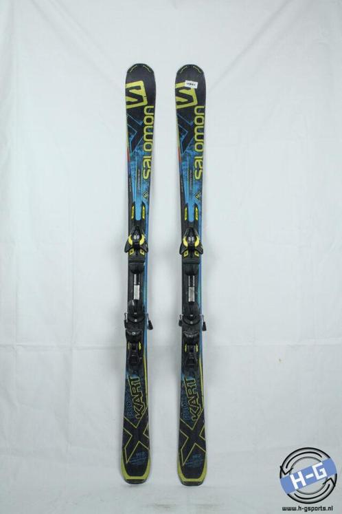 Refurbished - Ski - Salomon Powerline X Kart Blue - 162, Sports & Fitness, Ski & Ski de fond, Enlèvement ou Envoi