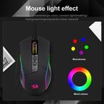 Lonewolf G105 Gaming Muis -  8000 DPI - RGB Optisch, Verzenden, Nieuw, Redragon