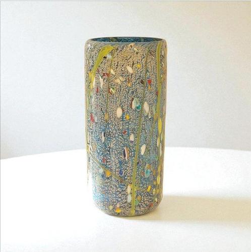 Vase - Verre - Vaso Pollock, Antiek en Kunst, Antiek | Glaswerk en Kristal