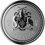 Barbados. 1 Dollar 2022 1 oz $1 Barbados Trident Silver Coin