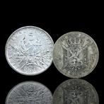 Frankrijk. 5 Francs + 2 Francs - Napoleon III 1867-1961