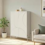 Wandkast - beige - 78 x 35 x 120 cm, Huis en Inrichting, Verzenden, Nieuw